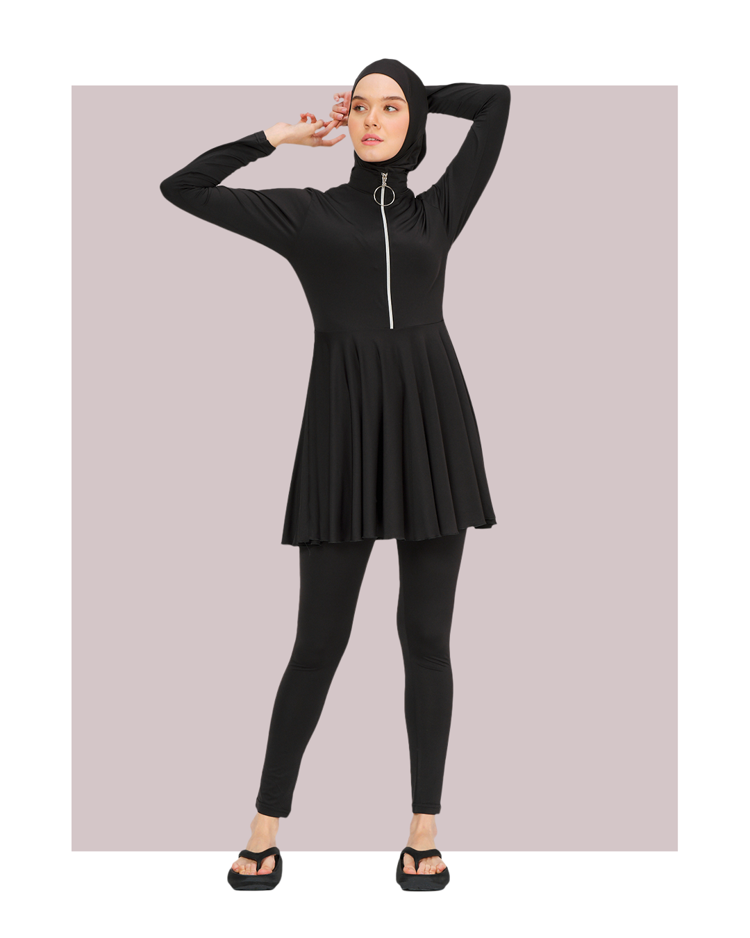 Lycra Fabric Burkini Set