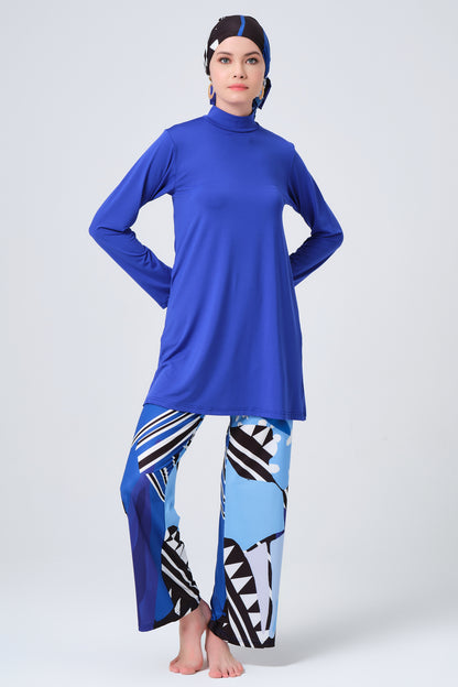 Lycra Fabric Printed Burkini Set