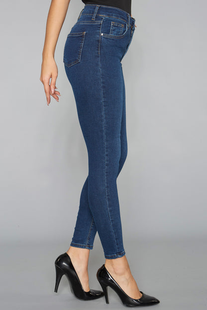 Skinny Fit High  Waist Women's Jeans Pant