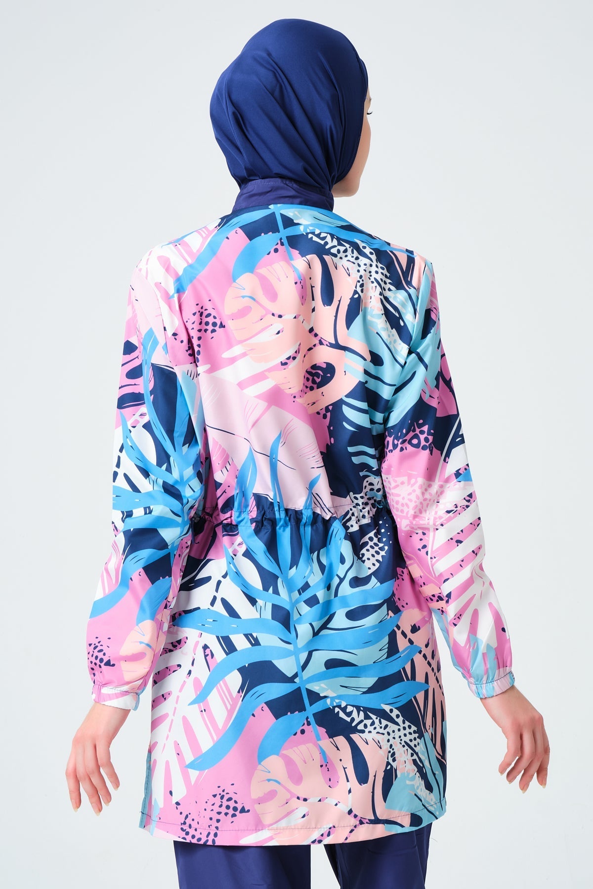 Tropical Print Parachute  Burkini