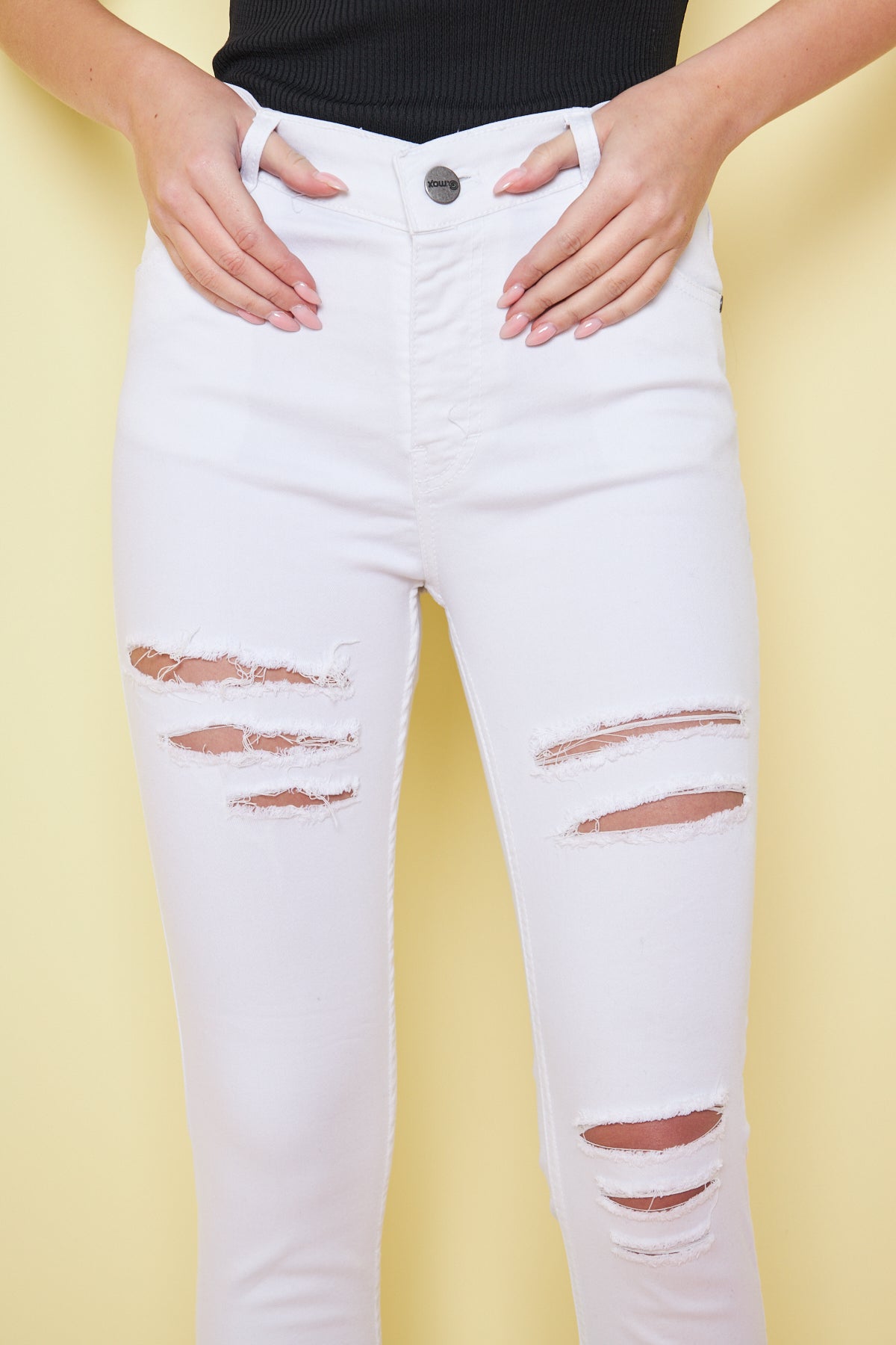 High Waist | Ripped Jeans | Women's Denim Pant